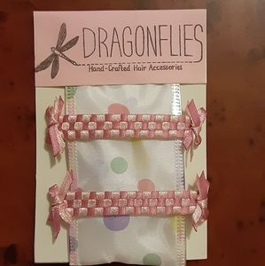 COPY - Dragonflies handmade  barrettes